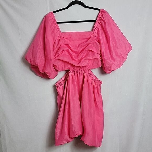 🖤5/$20🖤 A NEW DAY.. pink, puffy mini dress.. - Picture 1 of 13